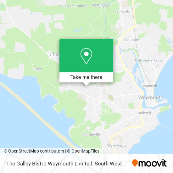 The Galley Bistro Weymouth Limited map