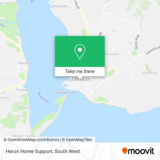 Heron Home Support map