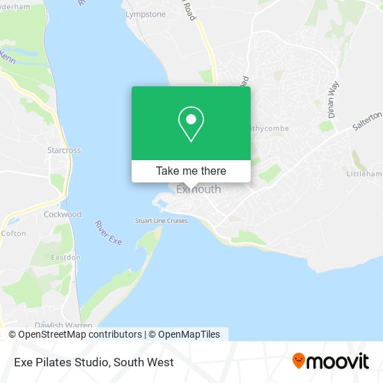 Exe Pilates Studio map