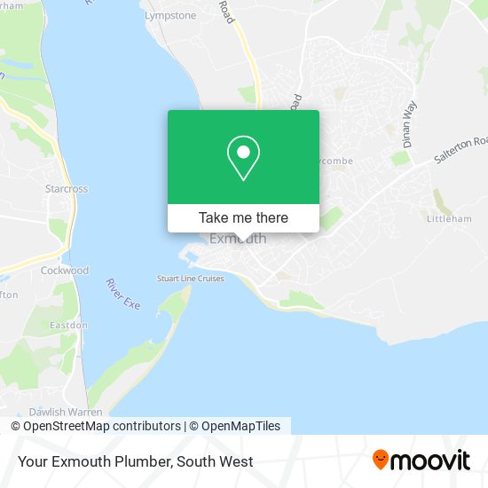 Your Exmouth Plumber map