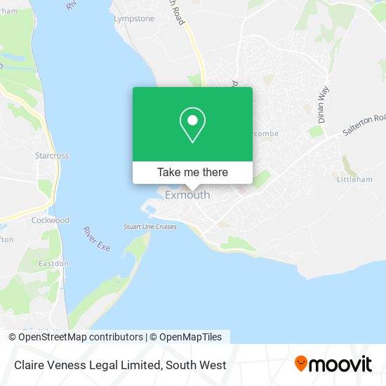 Claire Veness Legal Limited map