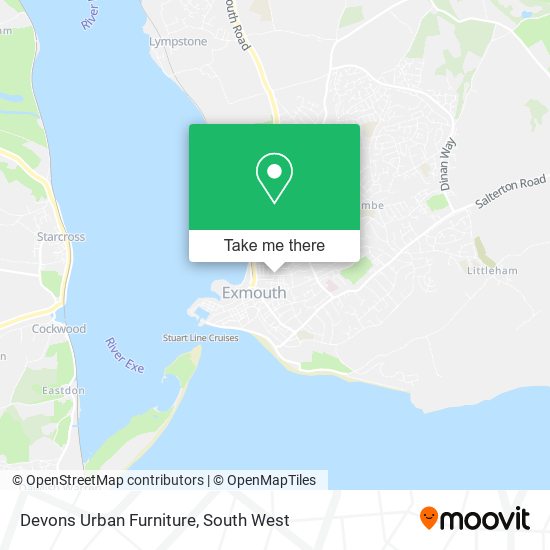 Devons Urban Furniture map