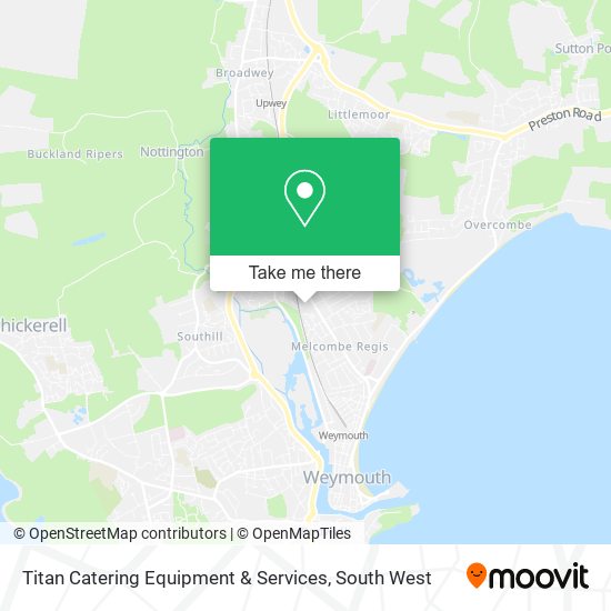 Titan Catering Equipment & Services map