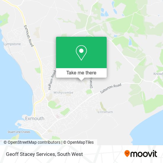 Geoff Stacey Services map