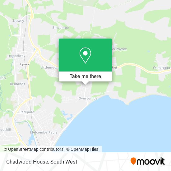 Chadwood House map