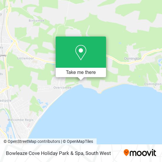 Bowleaze Cove Holiday Park & Spa map