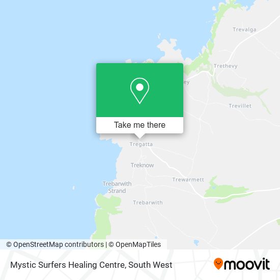 Mystic Surfers Healing Centre map
