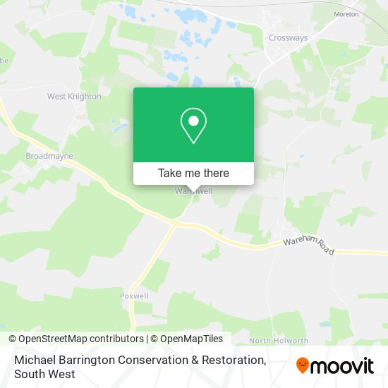 Michael Barrington Conservation & Restoration map