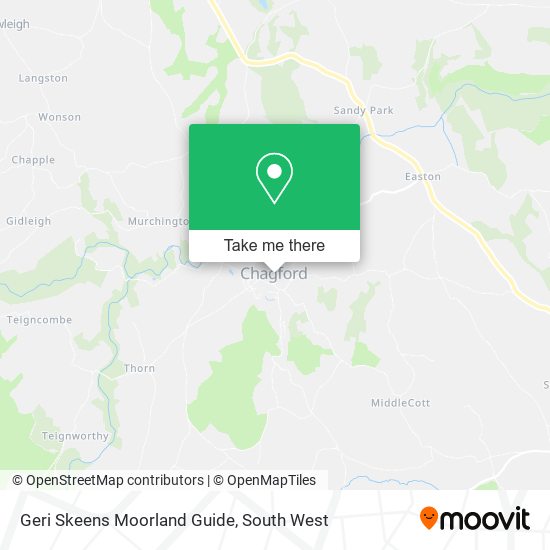 Geri Skeens Moorland Guide map