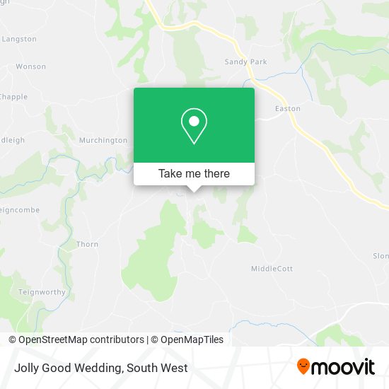 Jolly Good Wedding map