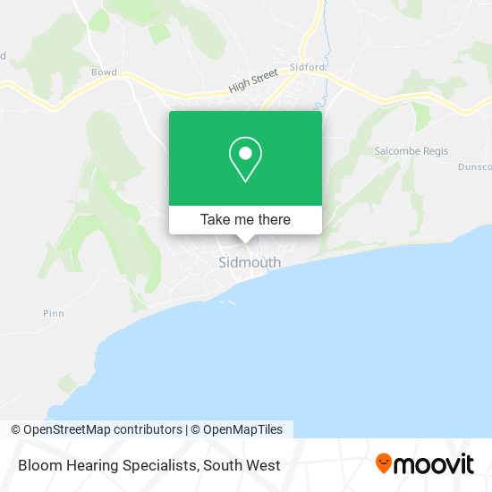 Bloom Hearing Specialists map