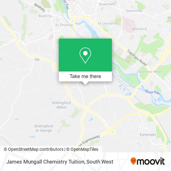 James Mungall Chemistry Tuition map