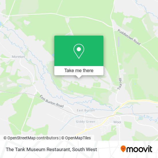 The Tank Museum Restaurant map