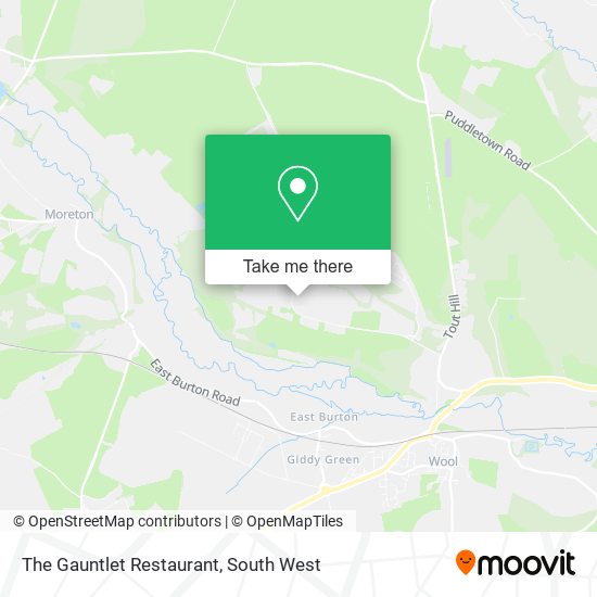 The Gauntlet Restaurant map