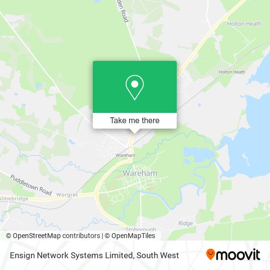 Ensign Network Systems Limited map