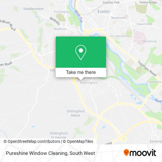 Pureshine Window Cleaning map