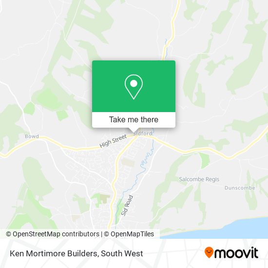 Ken Mortimore Builders map