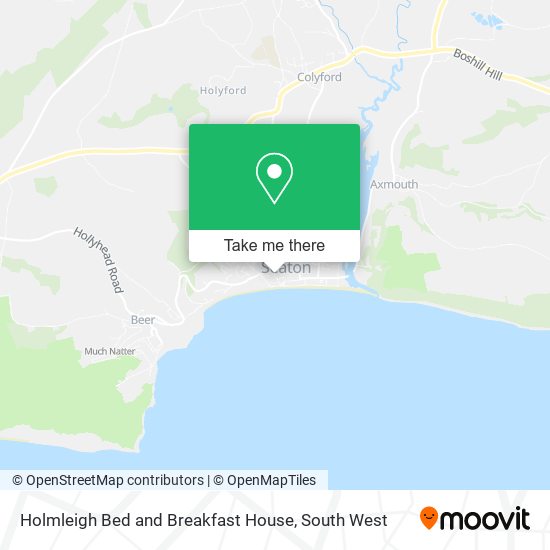 Holmleigh Bed and Breakfast House map