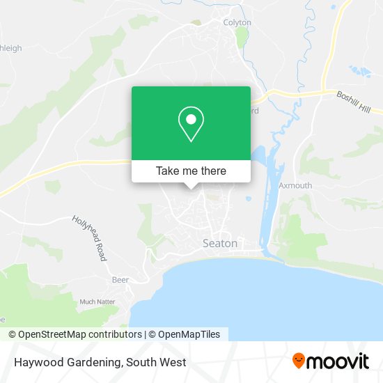 Haywood Gardening map
