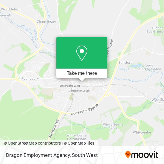 Dragon Employment Agency map