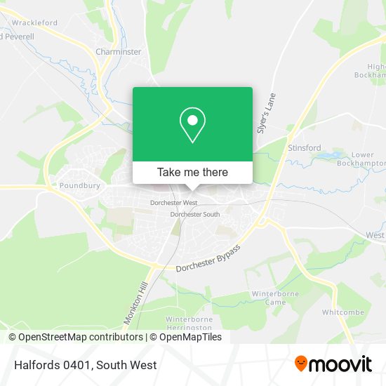 Halfords 0401 map