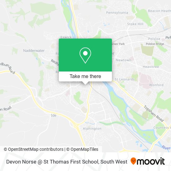 Devon Norse @ St Thomas First School map