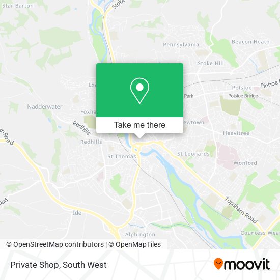 Private Shop map