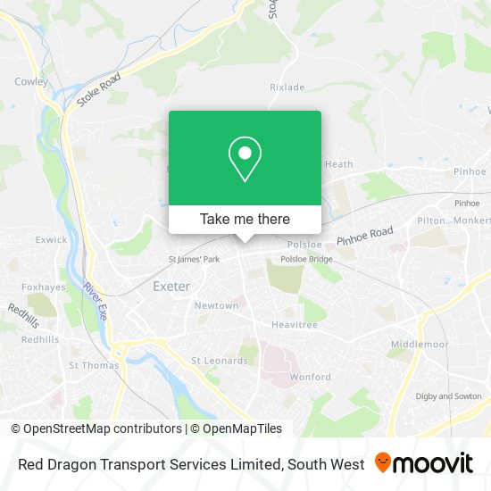 Red Dragon Transport Services Limited map