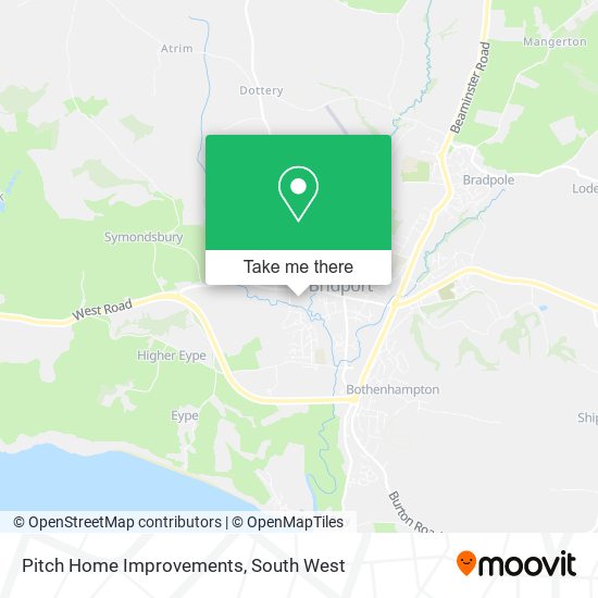 Pitch Home Improvements map