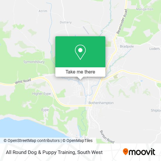 All Round Dog & Puppy Training map