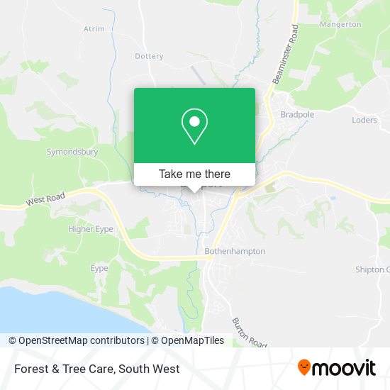 Forest & Tree Care map
