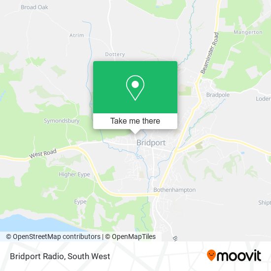 Bridport Radio map