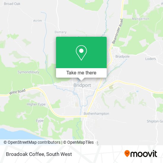Broadoak Coffee map