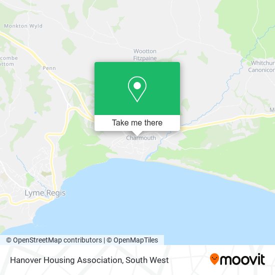 Hanover Housing Association map