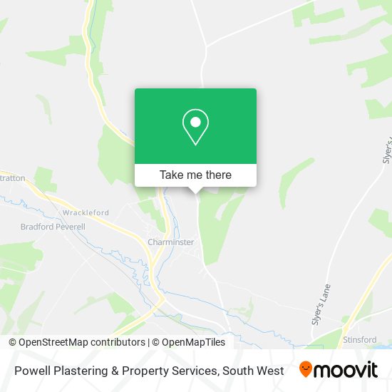 Powell Plastering & Property Services map