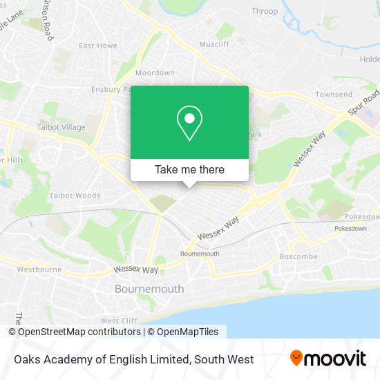 Oaks Academy of English Limited map