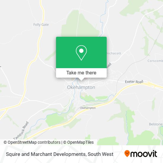 Squire and Marchant Developments map