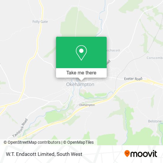 W.T. Endacott Limited map