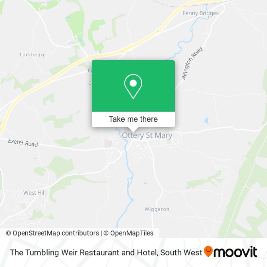 The Tumbling Weir Restaurant and Hotel map
