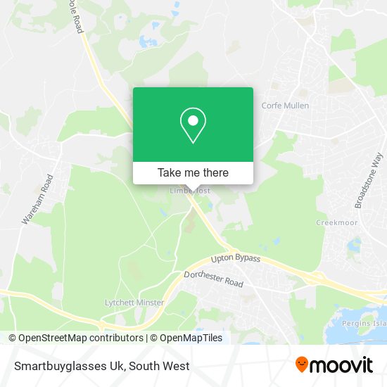 Smartbuyglasses Uk map