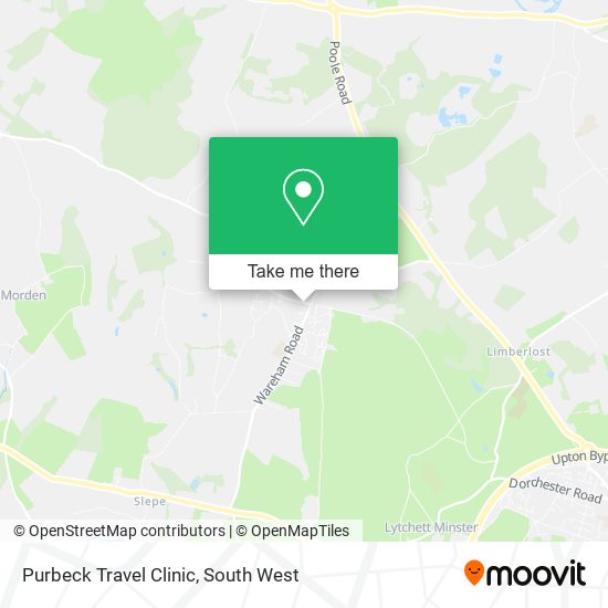 Purbeck Travel Clinic map