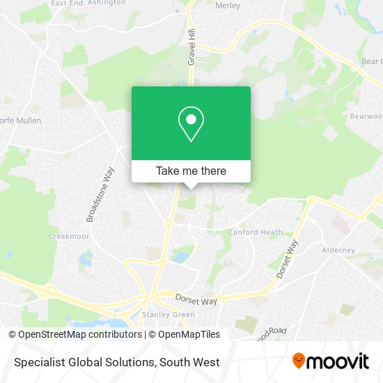 Specialist Global Solutions map