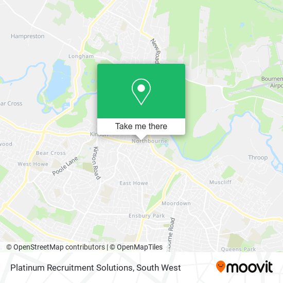 Platinum Recruitment Solutions map