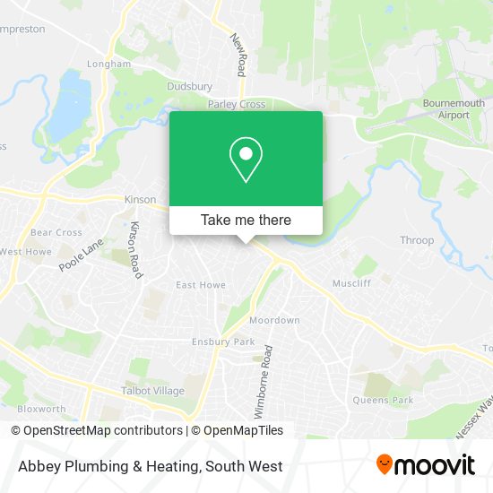 Abbey Plumbing & Heating map