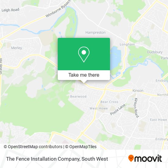 The Fence Installation Company map