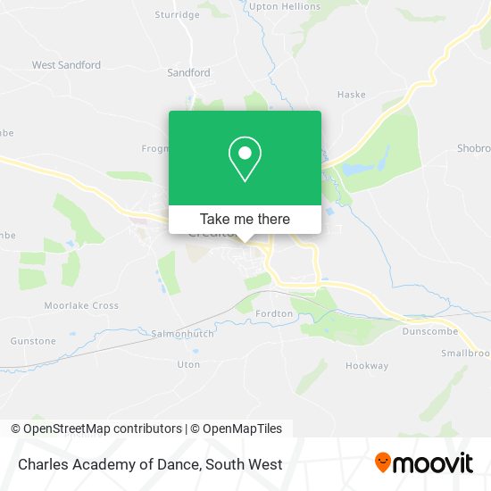 Charles Academy of Dance map