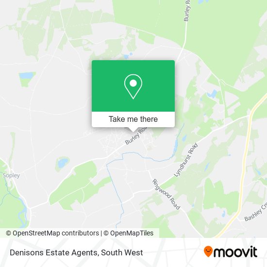 Denisons Estate Agents map