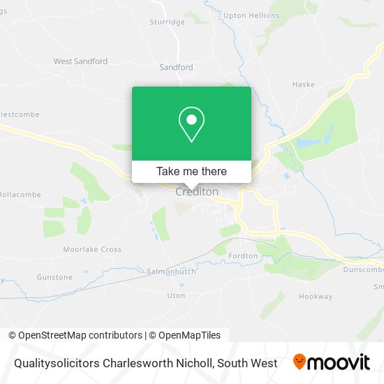 Qualitysolicitors Charlesworth Nicholl map