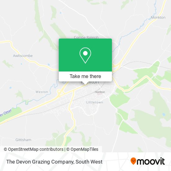 The Devon Grazing Company map