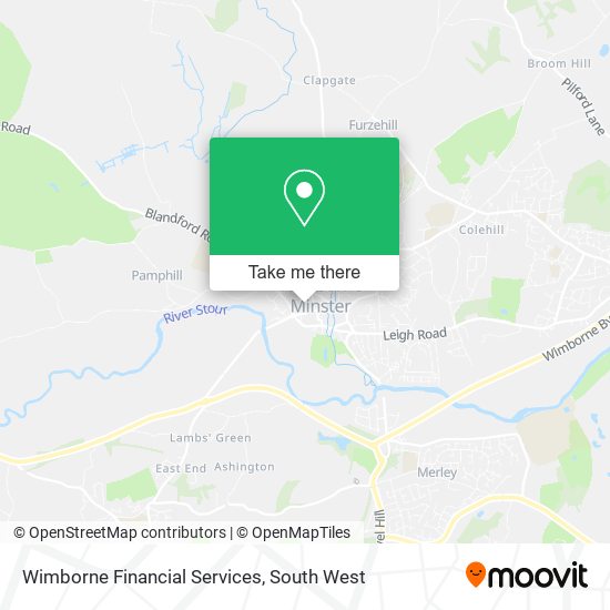 Wimborne Financial Services map